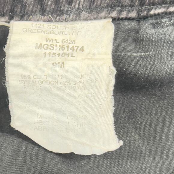 Riders Copper Skirt Corduroy Woman's 9M Hi Lo Flounce Trumpet Modest Black - Picture 9 of 11